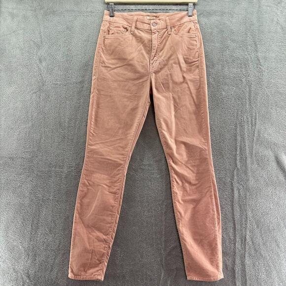 Mother Jeans Womens 30 Petal Pink High Waisted Looker Skinny Soft Stretch - Picture 1 of 16